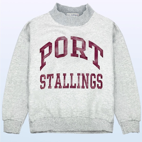 firstport x olivia & lunden stallings port stallings mockneck sweatshirt - Picture 2 of 4